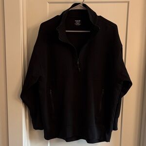 Old Navy Black Half-Zip Sweater